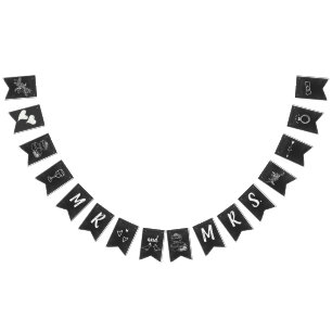 Bandeirinha Estamenha do casamento do olhar do quadro do