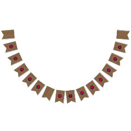 Bandeirinha Estamenha do impressão da chita do feliz