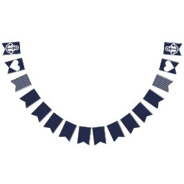 Bandeirinha Estamenha náutica da âncora do marinho