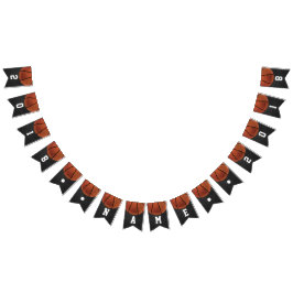 Bandeirinha estamenha temático do partido do basquetebol