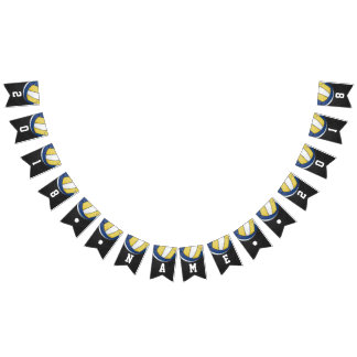 Bandeirinha estamenha temático do partido do voleibol 04of12