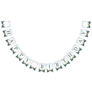 Bandeirinha Estandarte de Aniversário de Inverno ONEderland