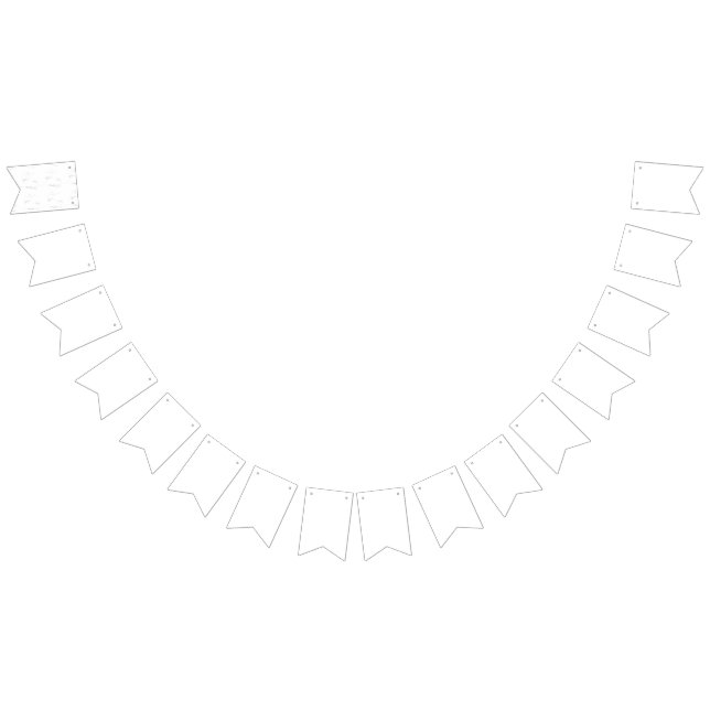 Bandeirinha Estandarte de Bunting Rústico com Textura Cinza De (Todos)