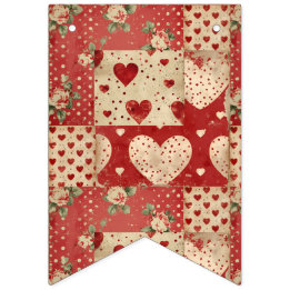 Bandeirinha Estilo shabby chic vintage 