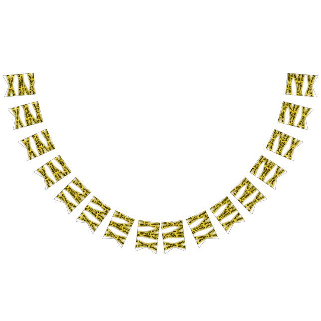 Bandeirinha Estou ofendido que a fita policial não atravesse (Todos)