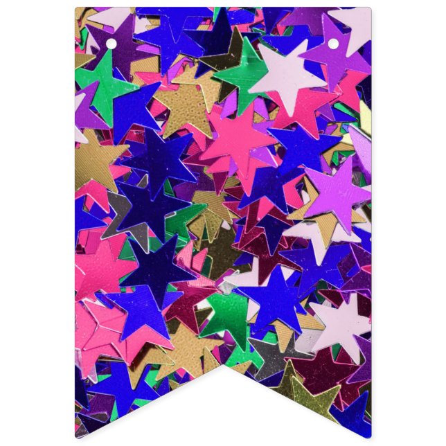 Bandeirinha Estrelas coloridas (Primeira Bandeira)