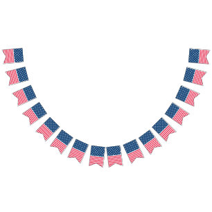 Bandeirinha Estrelas e Stripes 4 de julho