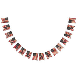 Bandeirinha Estrelas Vintage e Stripes Americanas