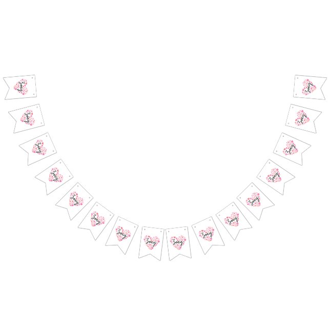 Bandeirinha Eu amo Zoey (Todos)