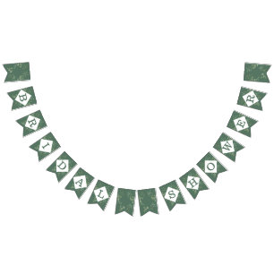 Bandeirinha Eucalyptus Botanical Greenery Modern Chá de panela