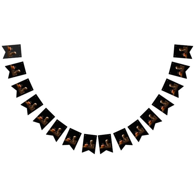 Bandeirinha Even Skeletons Deserve a Birthday Slice (Todos)