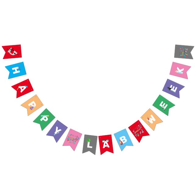 Bandeirinha Faixa da Semana do Laboratório Médico Profissional (Todos)