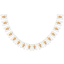 Bandeirinha Faixa de Aniversário Shiba Inu Bunting