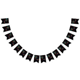 Bandeirinha Faixa de Bandeirolas de Celebração de Ano Novo