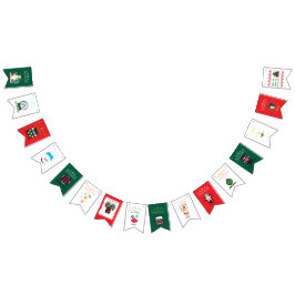 Bandeirinha Faixa de bandeirolas de Natal