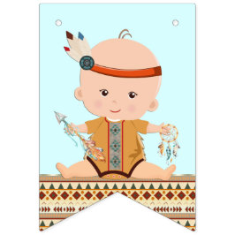 Bandeirinha Faixa de Bebê de Estilo Boho Tribal