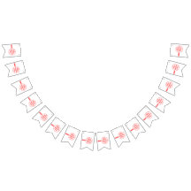 Faixa de Bunting do Dia dos Namorados Amor