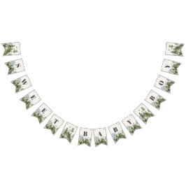 Bandeirinha faixa de chá de fraldas da floresta do parque naci