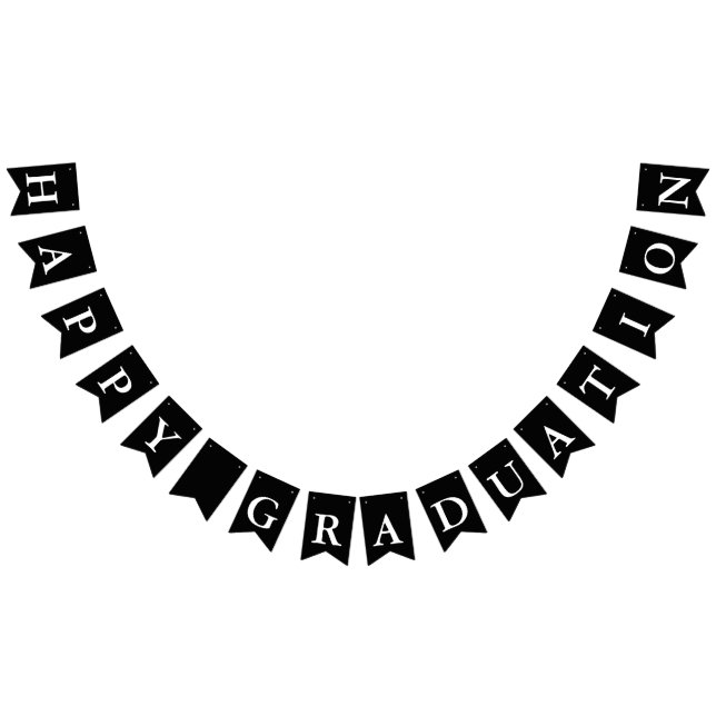 Bandeirinha Faixa de "Feliz Graduação" (Todos)