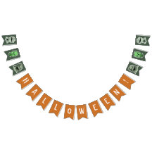 Faixa de Halloween de cor personalizada