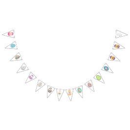 Bandeirinha Faixa de ovo da Festa páscoa