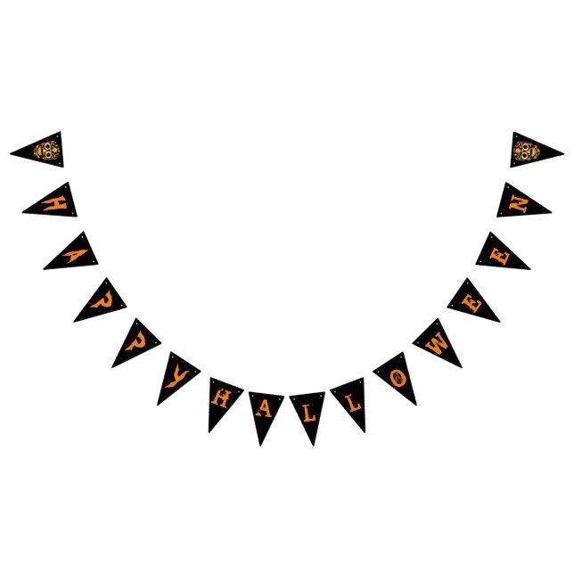 Bandeirinha faixa legal de na moda-crânio de festa do Dia das  (Todos)