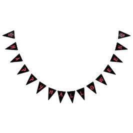 Bandeirinha faixa legal de na moda-crânio de festa do Dia das 