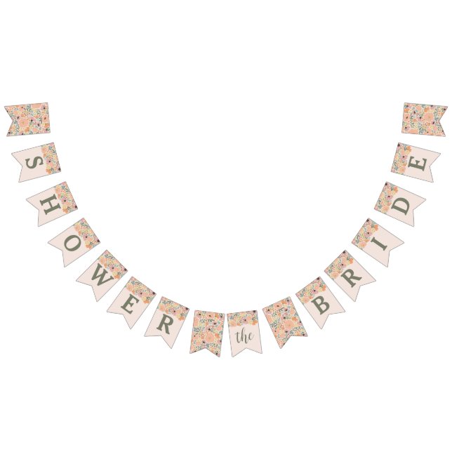 Bandeirinha Faixa Sinalizador do Chá de panela Floral (Todos)