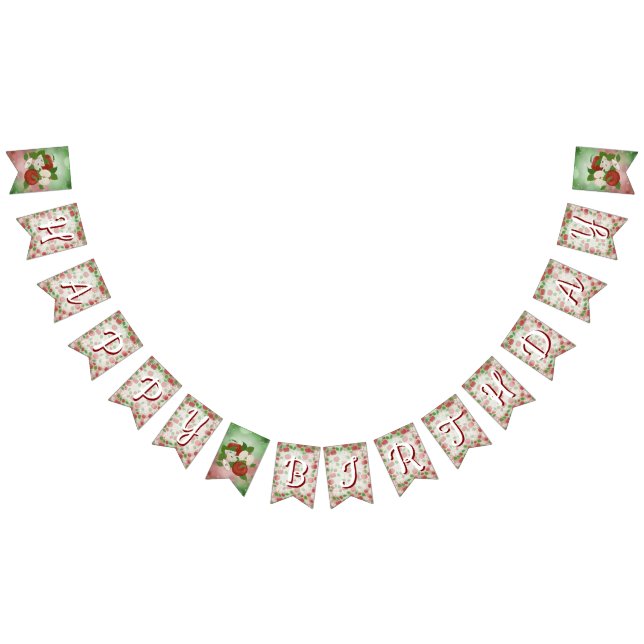 Bandeirinha Fall Orchard Apple Harvest Birthday Bunting Banner (Todos)