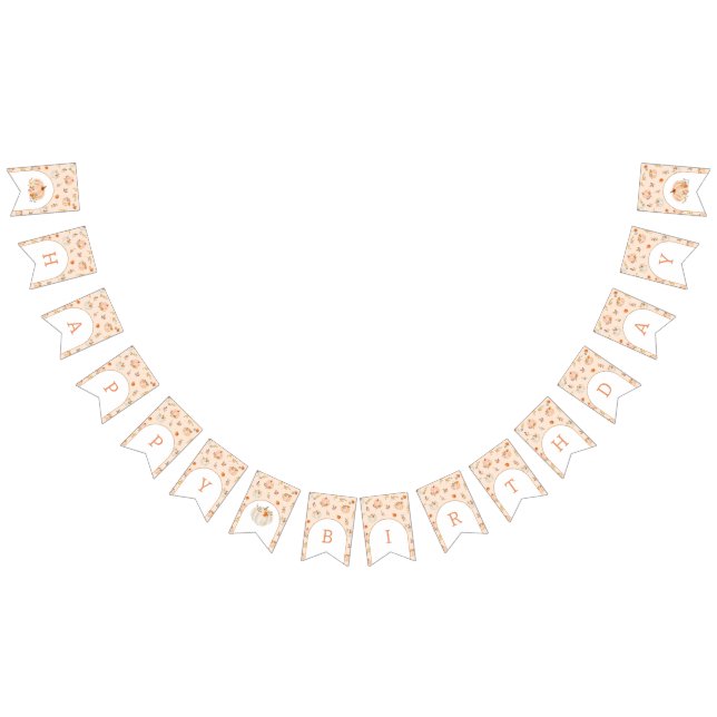 Bandeirinha Fall Sweet Little Bompkin aniversário (Todos)