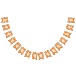 Bandeirinha Fantasma e Flores do Dia das Bruxas