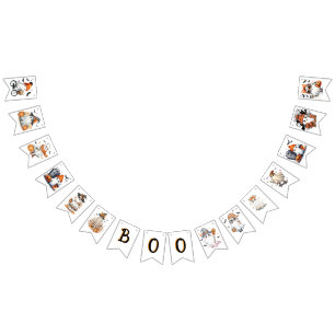 Bandeirinha Fantasmas Whimsical - BOO -