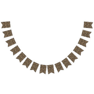 Bandeirinha Faux Leopardo Furtivo