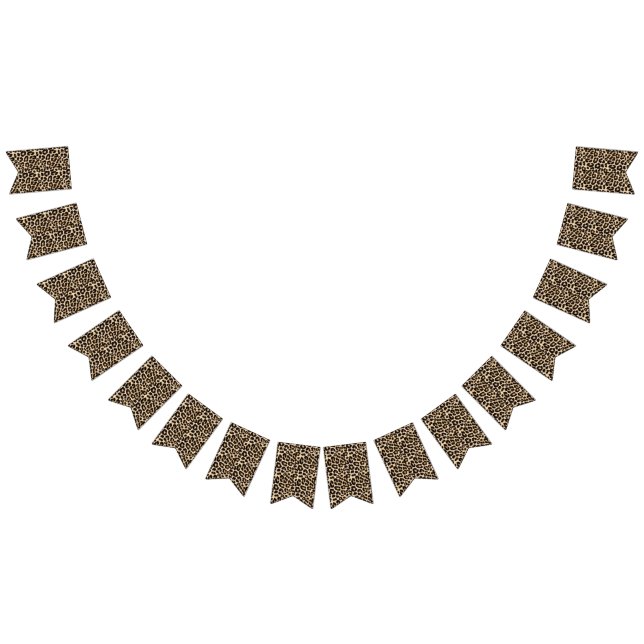 Bandeirinha Faux Leopardo Furtivo (Todos)