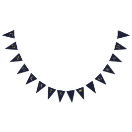 Bandeirinha Felicita o Marinho Formando Azul