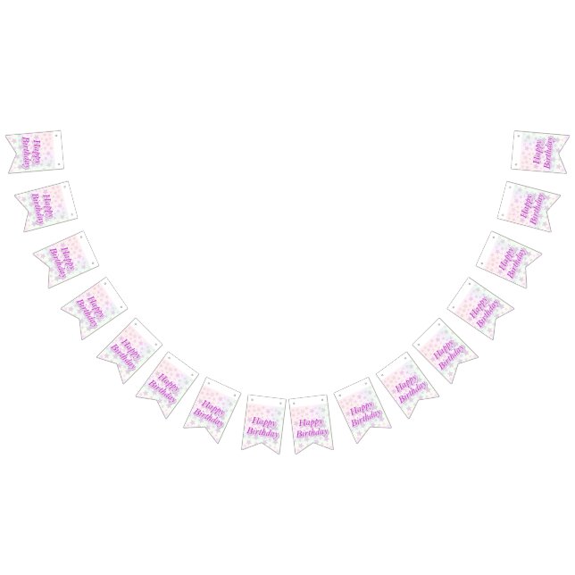 Bandeirinha Feliz aniversário! (Todos)