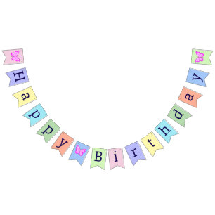 Bandeirinha Feliz aniversário