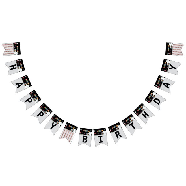 Bandeirinha Feliz Aniversário da Mad Science (Todos)