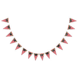 Bandeirinha Feliz Aniversário da Melancia Cona