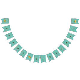 Bandeirinha Feliz Aniversário do Cute Kawaii Taco