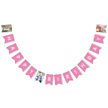 Feliz Aniversário Filha Menina Branca E Rosa