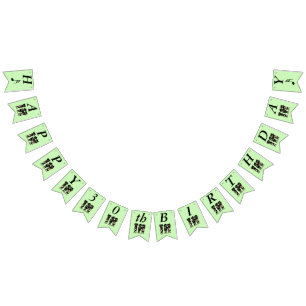 Bandeirinha Feliz Aniversário, Gatos Negros Musicais, Brincand