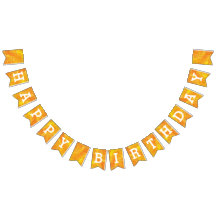 Feliz aniversario na aguarela dourada