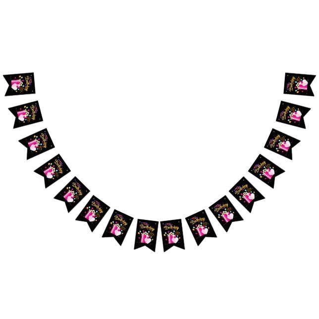 Bandeirinha Feliz Aniversário Para Você Banner (Todos)