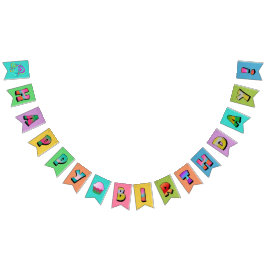 Bandeirinha Feliz Aniversário Personalizado