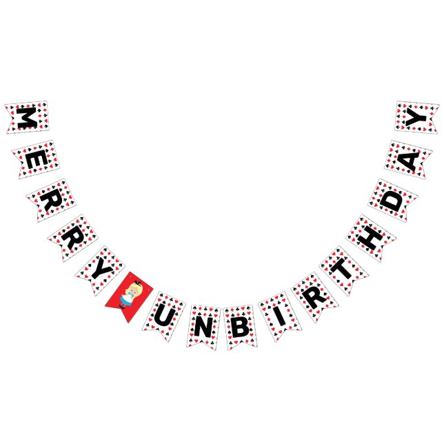 Bandeirinha Feliz Desaniquilando Alice no Partido do Livro de  (Todos)