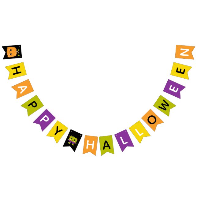 Bandeirinha Feliz Dia das Bruxas (Todos)