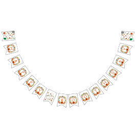 Bandeirinha Feliz dia de aniversário dos fantasmas