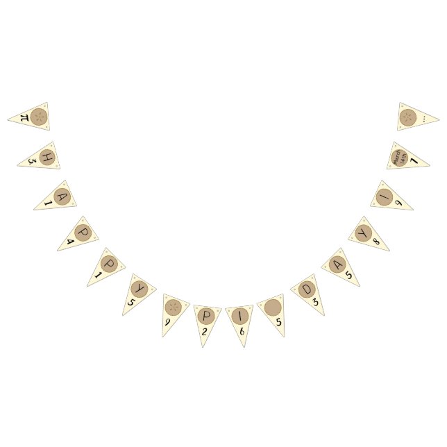 Bandeirinha Feliz Dia Pi! Banner Feliz de Matemática do Dia da (Todos)