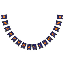 Bandeirinha Feliz Halloween Pumpkin